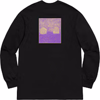 Order Supreme The Real Shit 長袖黑色T恤