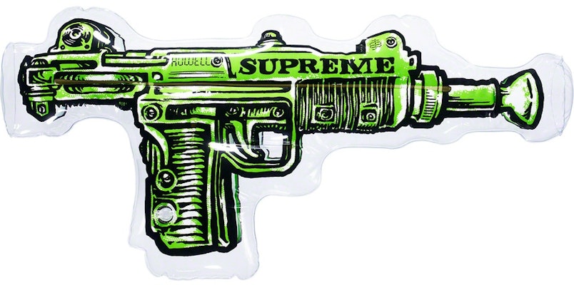 Supreme Toy Uzi Inflatable Pillow Lime Buy Supreme Toy Uzi Inflatable Pillow Lime