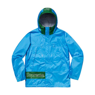 Supreme Taped Seam Jacket Cyan