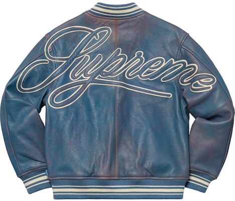 シュプリーム レザー バーシティ ジャケット (青)
Lookbook シュプリーム レザー バーシティ ジャケット (青)