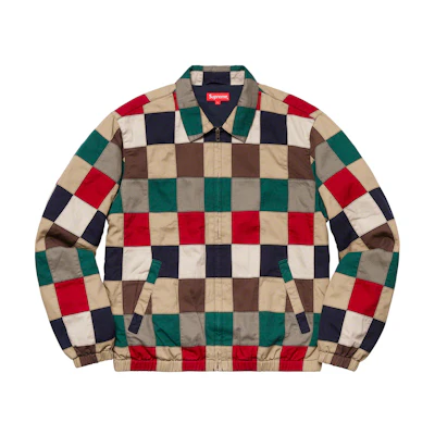 Supreme Patchwork Harrington Jacket Multicolor