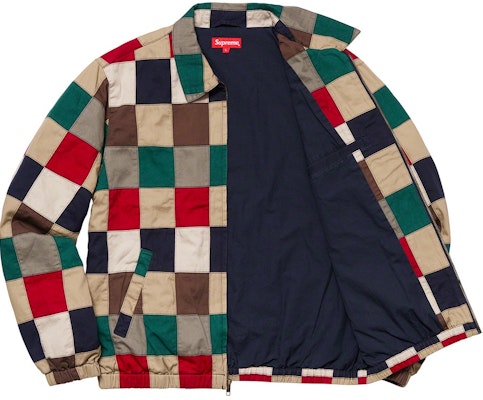 Jaket Supreme Patchwork Harrington Warna Campur Lookbook Jaket Supreme Patchwork Harrington Warna Campur