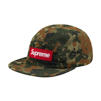 Supreme Military Camp Cap (SS19) Olive German Camo