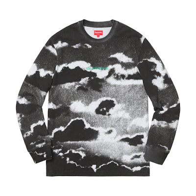 Supreme Clouds L/S Top White