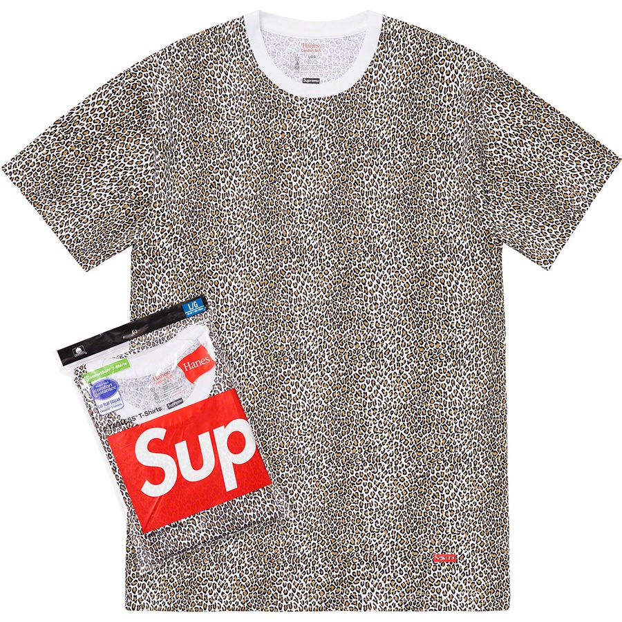 Supreme Hanes Leopard Tagless Tee (2 Packs) - Novelship