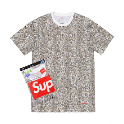 Supreme Hanes Leopard Tagless Tee (2 Packs)
