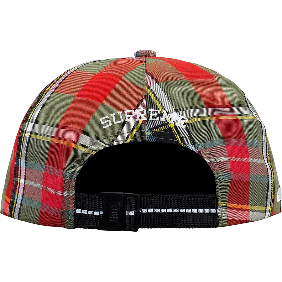 Supreme Gore‑Tex S‑Logo 6‑Panel Olive Plaid