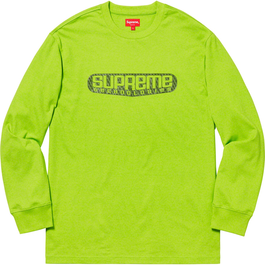 Supreme Tech L/S Tee Lime