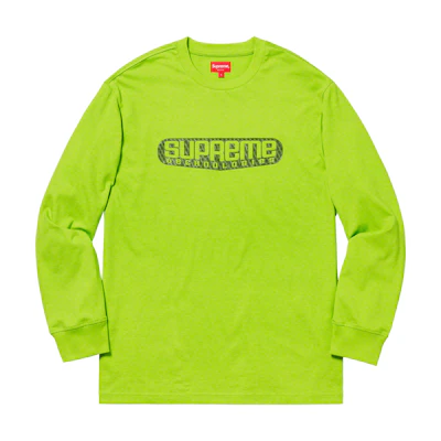 Supreme Tech L/S Tee Lime