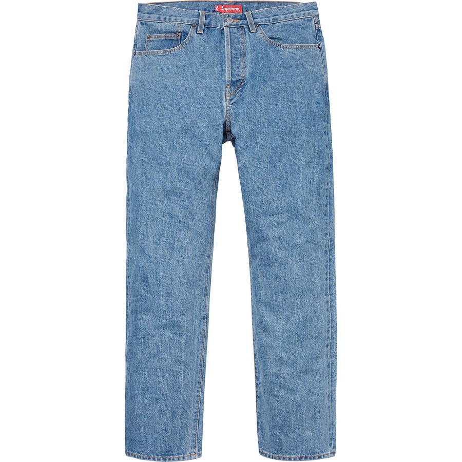 Supreme Stone Washed Slim Jean Indigo - Novelship