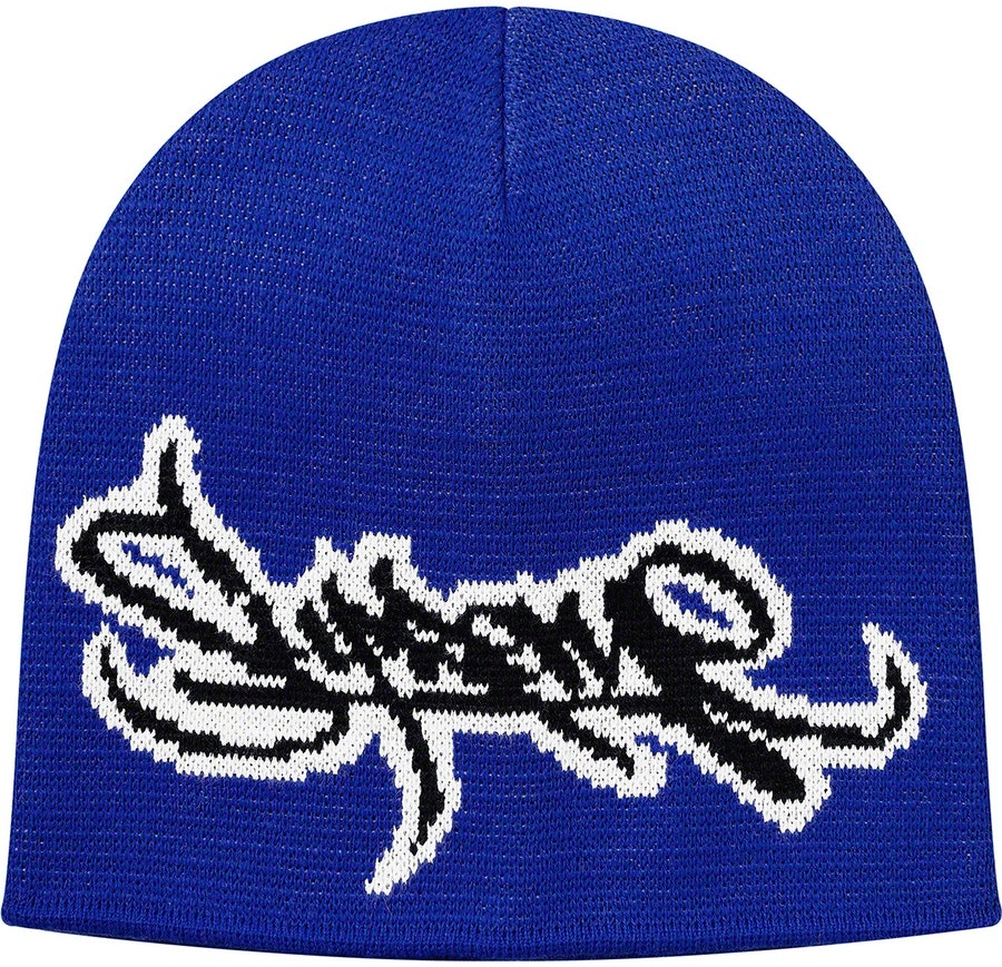 supreme-tag-logo-beanie-royal
