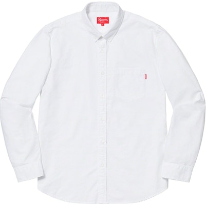 Supreme Oxford Shirt White Buy Supreme Oxford Shirt White