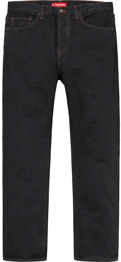 supreme-s-s19-washed-regular-jean-black