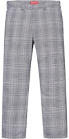 Supreme Work Pant Black Plaid