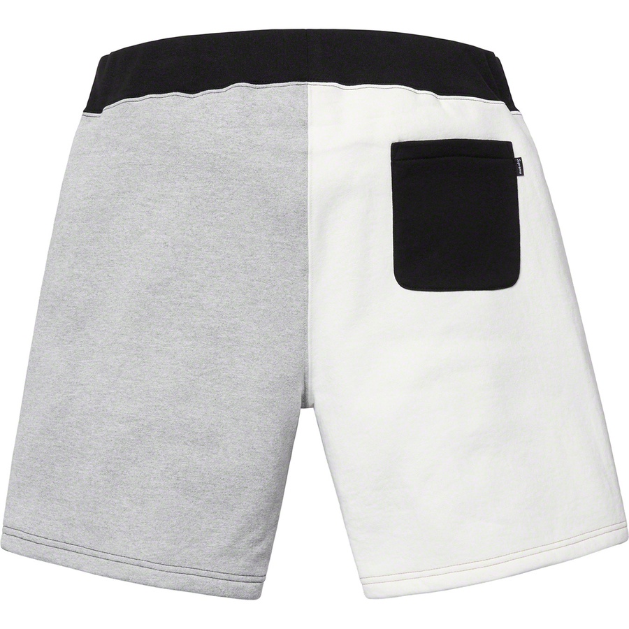 Supreme S Logo Colourblocked Sweatshort Black - Novelship