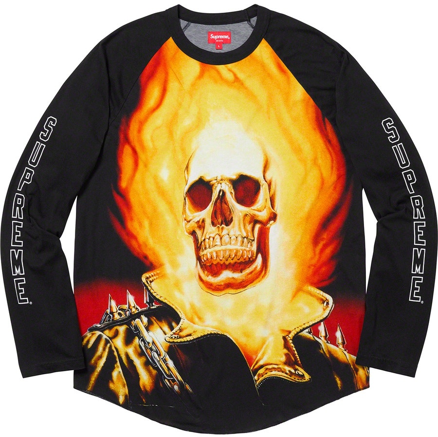 supreme-ghost-rider-raglan-ls-top-black