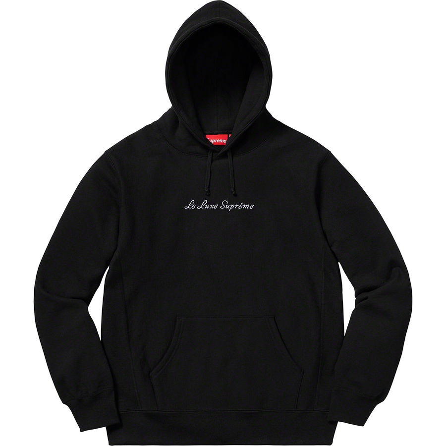 Supreme le on sale luxe hoodie black