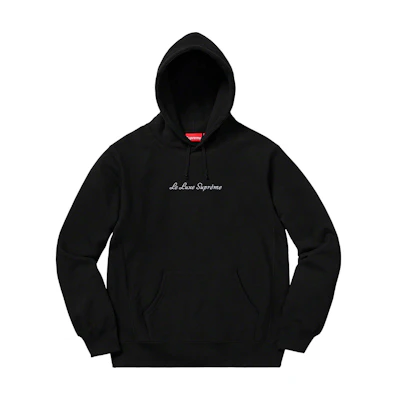 Supreme Le Luxe Hooded Sweatshirt Black