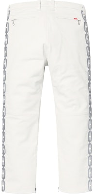 Supreme Vanson Leathers Ghost Rider Pant White Order Supreme Vanson Leathers Ghost Rider Pant White