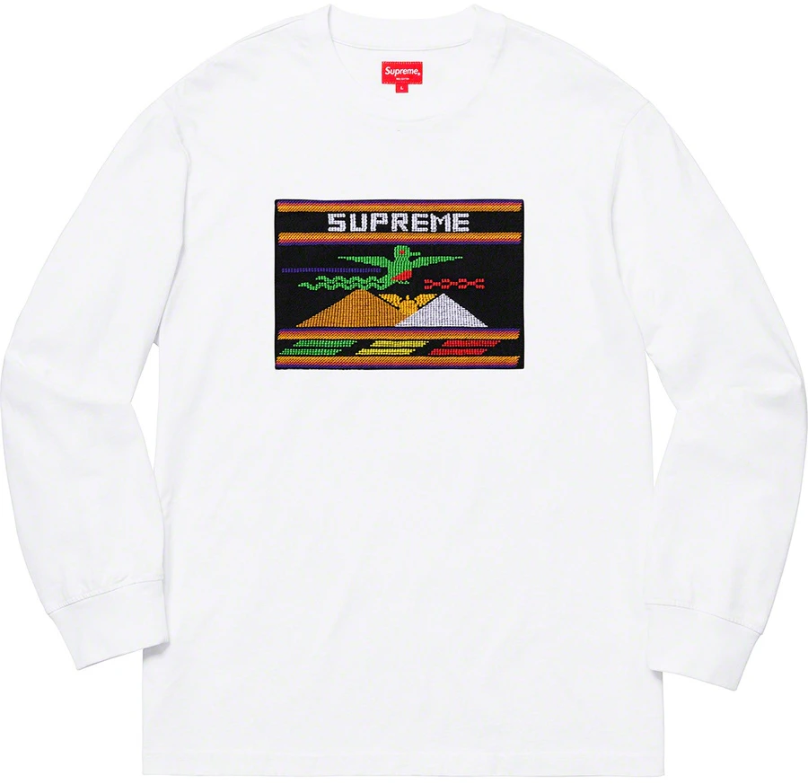 supreme-needlepoint-patch-ls-top-white