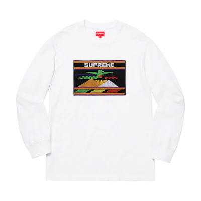 Supreme Needlepoint Patch L/S Top White