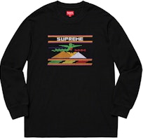 Supreme Needlepoint Patch L/S Top Black Supreme Needlepoint Patch L/S Top Black