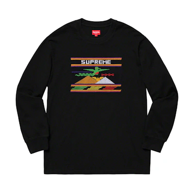 Supreme Needlepoint Patch L/S Top Black
