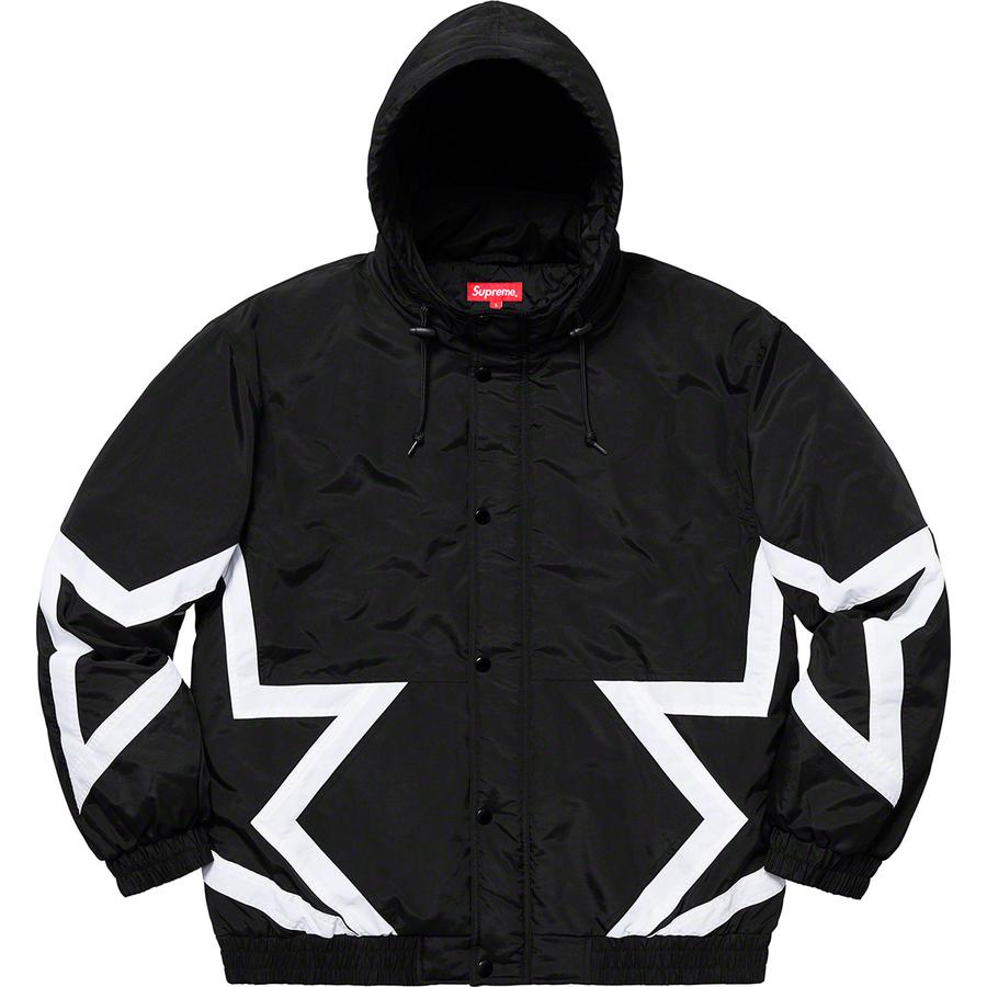 Supreme Stars Puffy Jacket XL Blackジャケット/アウター - www ...