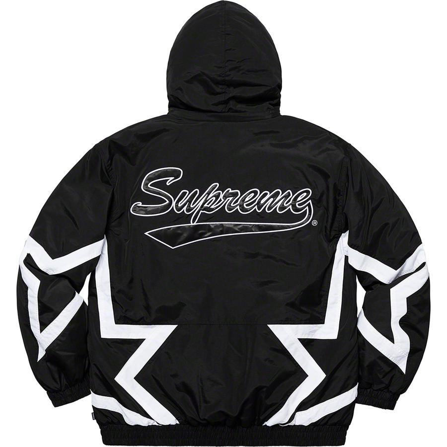 Supreme Stars Puffy Jacket Black