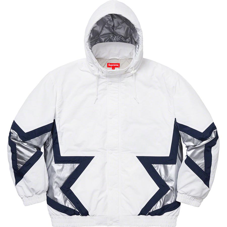 Supreme white sales puffer jacket