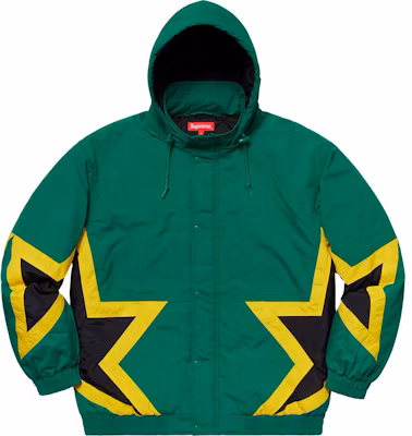 Supreme Stars Puffy Jacket Dark Green Buy Supreme Stars Puffy Jacket Dark Green