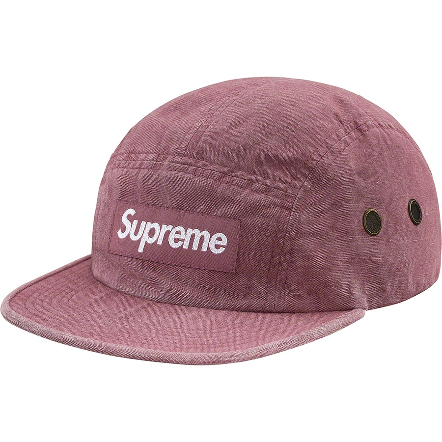 Buy Supreme Washed Linen Camp Cap Purple