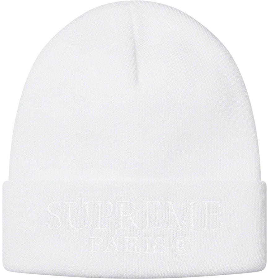 supreme-tonal-logo-beanie-white