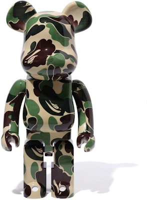 Bearbrick x BAPE ABC Camo 1000% Verde Buy Bearbrick x BAPE ABC Camo 1000% Verde