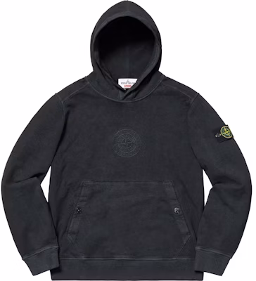 Supreme x Stone Island Hooded Sweatshirt Black Buy Supreme x Stone Island Hooded Sweatshirt Black