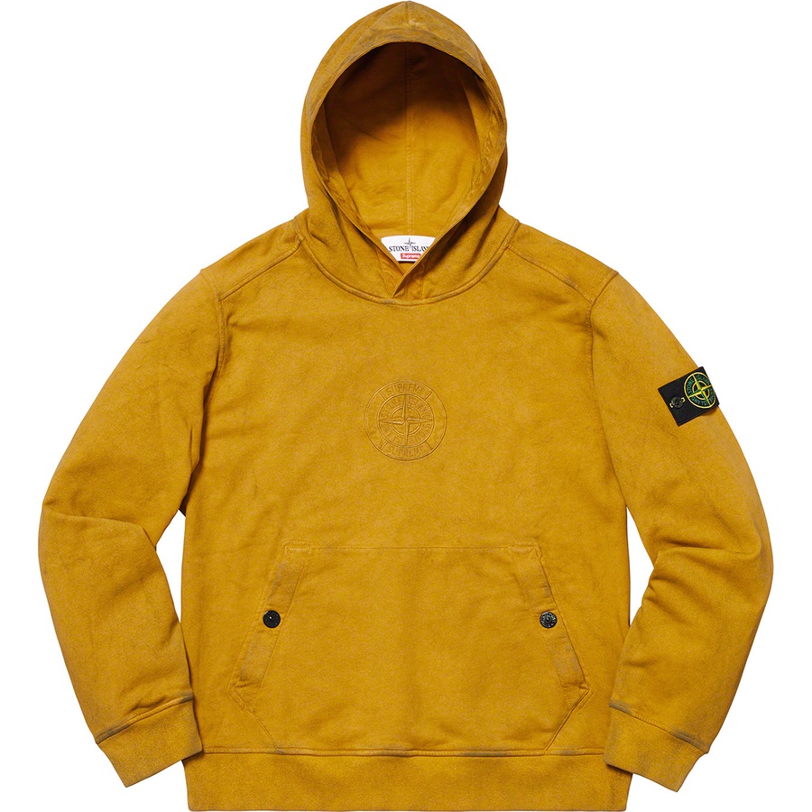 Supreme x Stone Island Hooded Sweatshirt Olive - Novelship