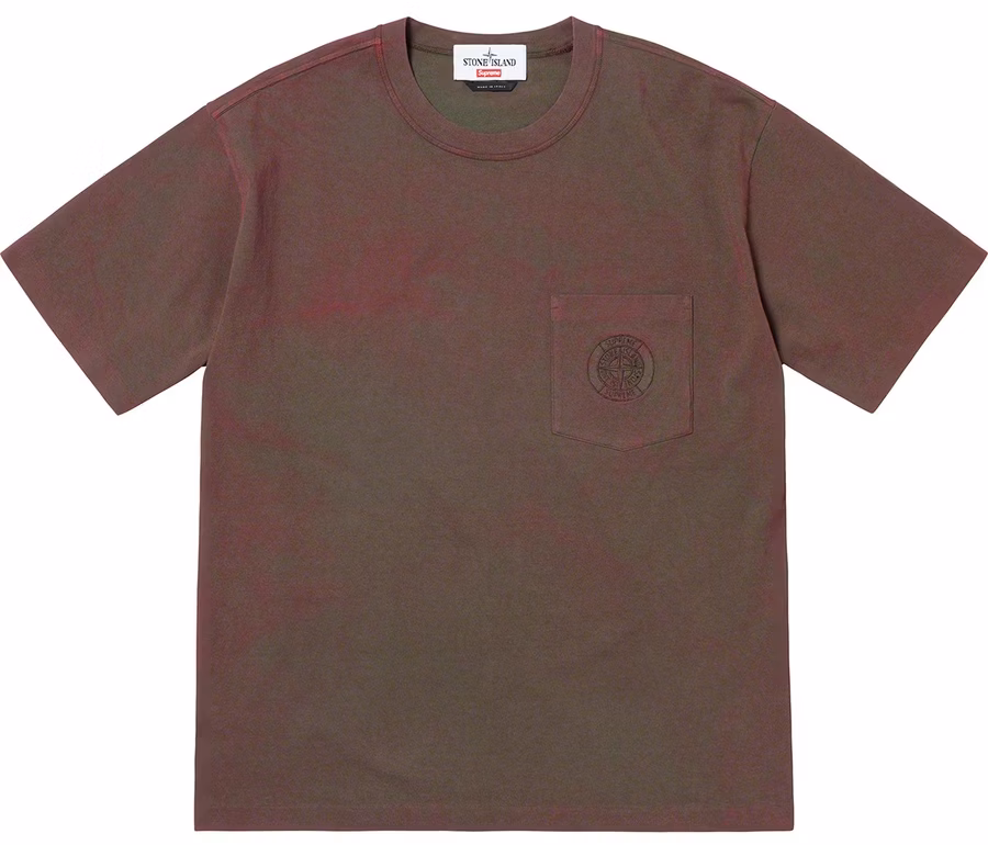 supreme-stone-island-tee-red