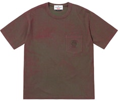Supreme x Stone Island Tee Red Supreme x Stone Island Tee Red