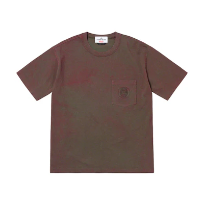 Supreme Stone Island Tee Red