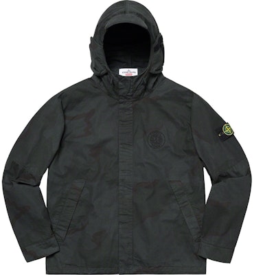 Supreme x Stone Island Riot Mask Camo Jacket Black Camo Buy Supreme x Stone Island Riot Mask Camo Jacket Black Camo