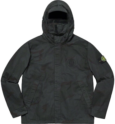 Supreme x Stone Island Riot Mask Camo Jacket Black Camo Order Supreme x Stone Island Riot Mask Camo Jacket Black Camo