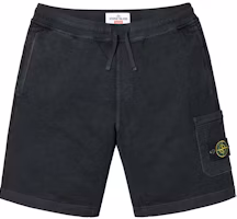 Supreme x Stone Island Sweatshort Black Supreme x Stone Island Sweatshort Black
