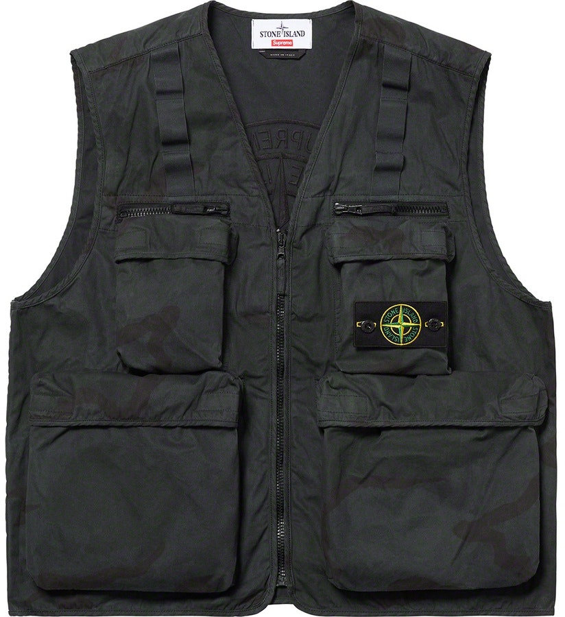 supreme-stone-island-camo-cargo-vest-black