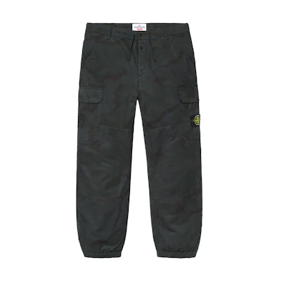 Supreme Stone Island Camo Cargo Pant Black Camo