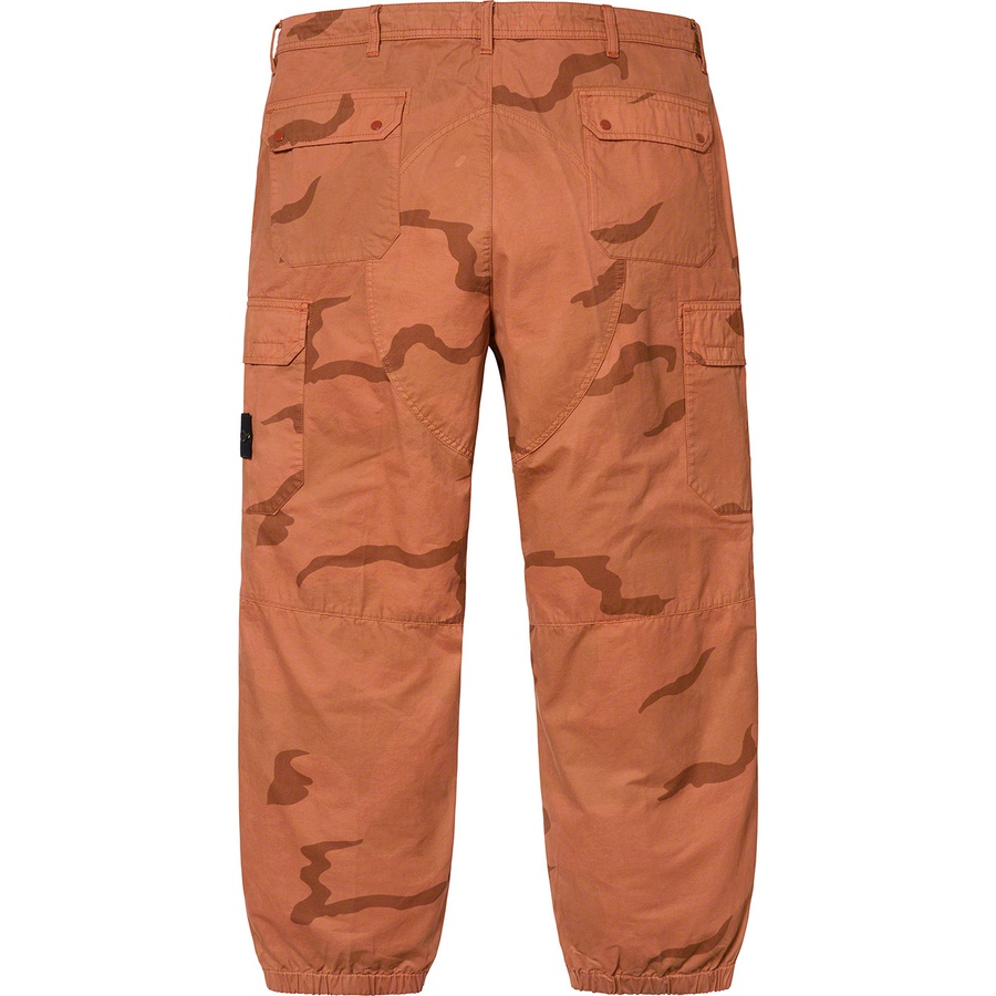 Supreme x Stone Island Camo Cargo Pant Coral Camo - Novelship