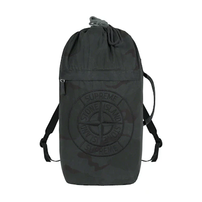 Supreme Stone Island Camo Backpack Black Camo