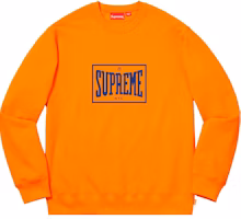 Supreme Warm Up Crewneck Orange