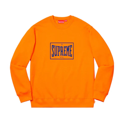 Supreme Warm Up Crewneck Orange