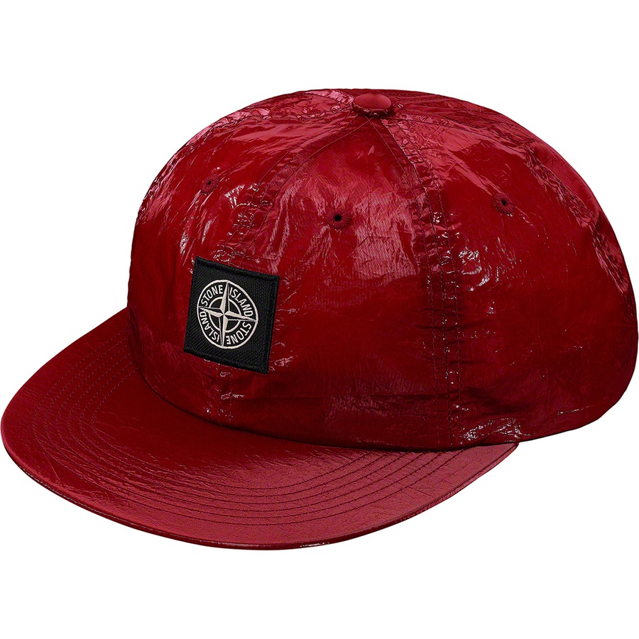 Supreme x Stone Island New Silk Light 6‑Panel Red - Novelship