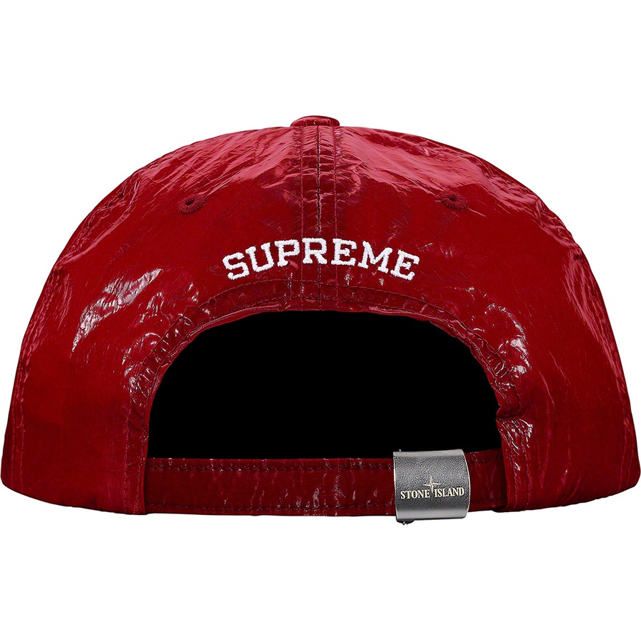 Supreme x Stone Island New Silk Light 6‑Panel Red - Novelship